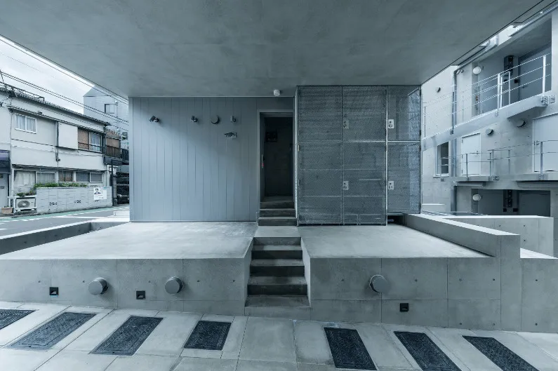 Futaba Town Apartments - Exterior - ["Composite material", "Apartment", "Concrete"]