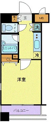 Cercadia Shibaura, Minato Ward - Floor Plan - []