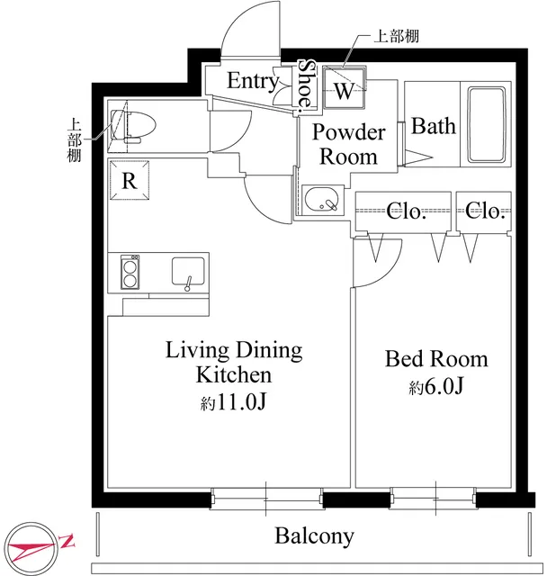Memora Ikebukuro - Floor Plan - ["White", "Diagram", "Floor plan"]