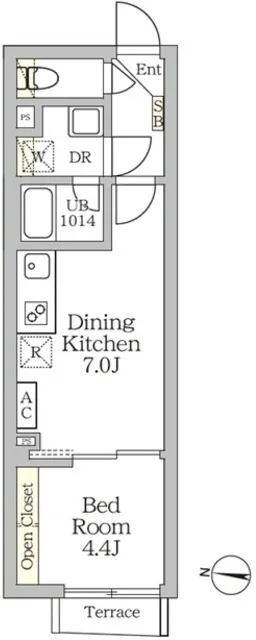 Aglaia Shinjuku Nishiochiai - Floor Plan - []