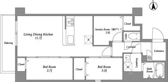 Gran Casa Kasai - Floor Plan - ["White", "Diagram", "Number"]