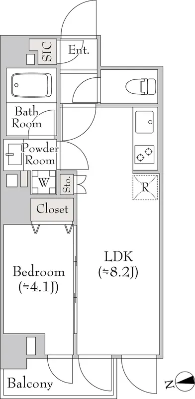 Lumique Omori - Floor Plan - []