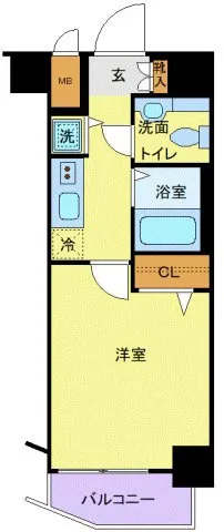 Maison De Ville Meguro - Floor Plan - ["Apartment", "Tile Flooring"]
