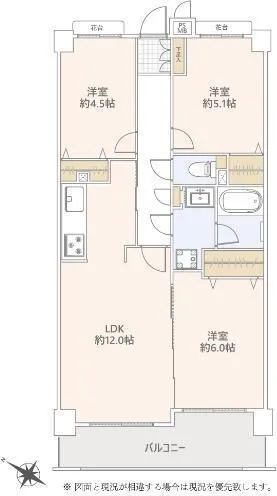 Lions Garden Musashi-Urawa, Room 217