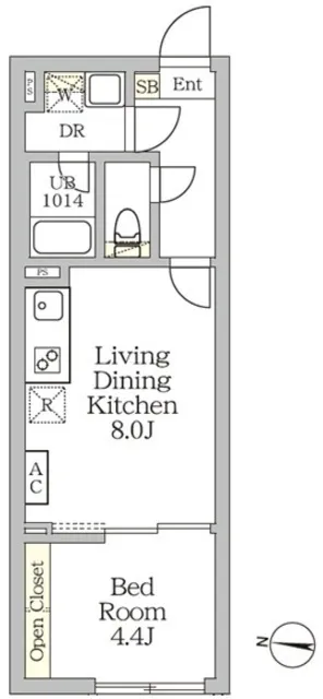 Aglaia Shinjuku Nishiochiai - Floor Plan - []