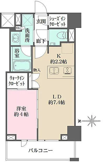 The Park Ones Fukagawa Monzen-Nakacho - Floor Plan - ["Plan", "Tile Flooring"]