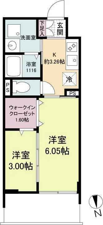 WORVE Suita Esaka - Floor Plan - ["Tile Flooring"]