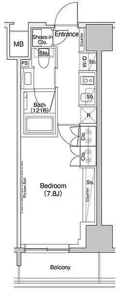 The Park Habio Iriya - Floor Plan - []