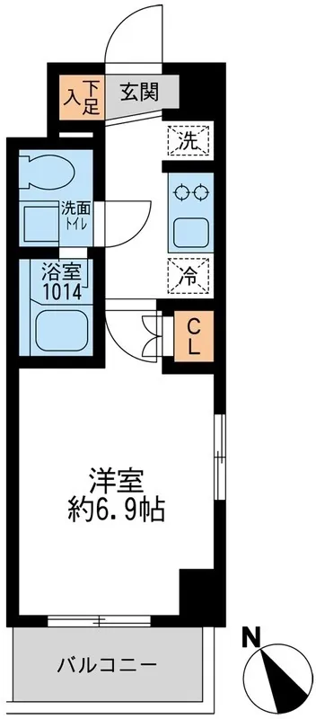 Arden Monzen Nakacho - Floor Plan - []