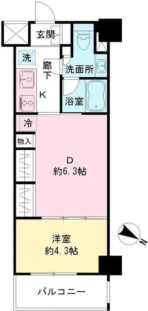 IBIS Ichigaya - Floor Plan - ["Rectangle", "Font", "Parallel"]