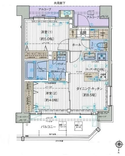 Orchid Residence Morishita - Floor Plan - ["Plan", "Diagram", "Schematic"]