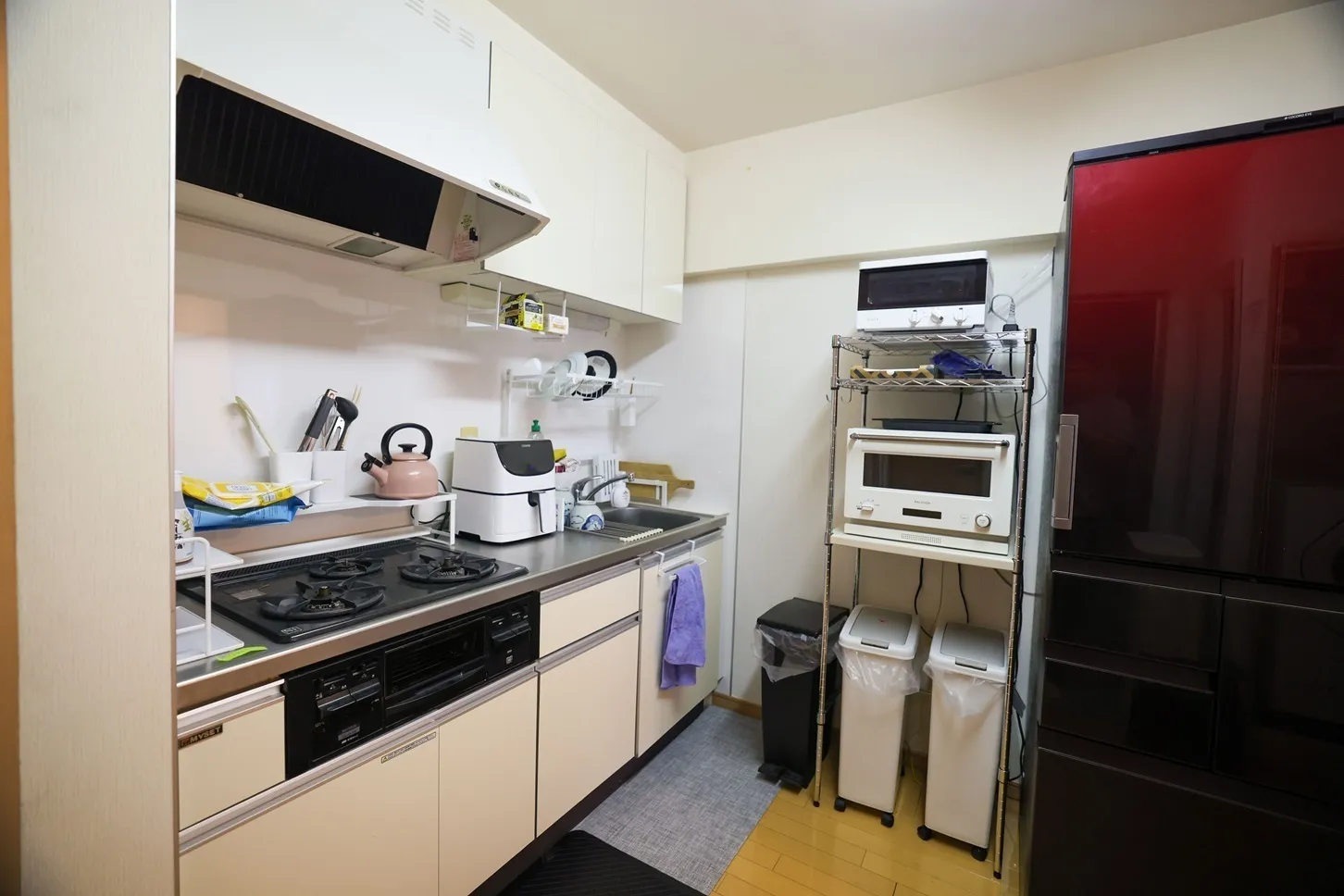 Kugayama Apartment - Interior - ["Kitchen Appliance", "Kitchen", "Major appliance"]