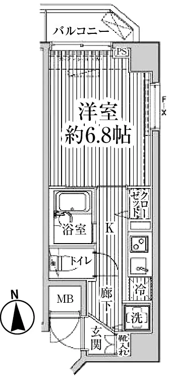 HF Higashi Nakano Residence - Floor Plan - []