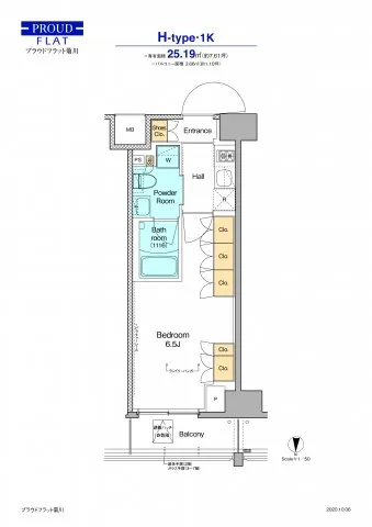 Proud Flat Kikukawa - Floor Plan - ["Schematic", "Rectangle", "Floor plan"]