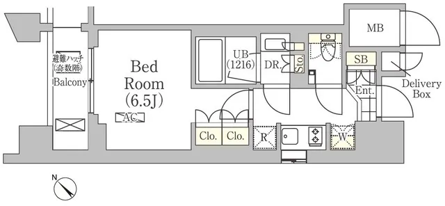 Maison Calm Nihonbashi Bakurocho - Floor Plan - []