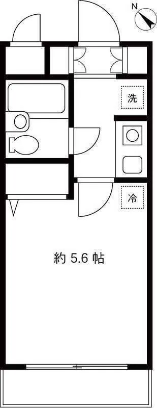 Casa Splendid Shinjuku Harakatacho - Floor Plan - ["Plumbing fixture"]