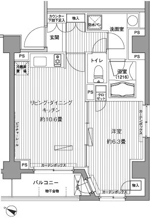 Hulic Residence Myogadani - Floor Plan - ["Wood flooring", "Plan", "Floor plan"]