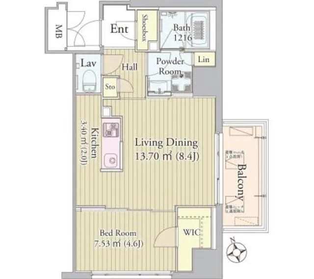 Glorious Nishi-Ogikubo - Floor Plan - ["Map", "Font", "Rectangle"]