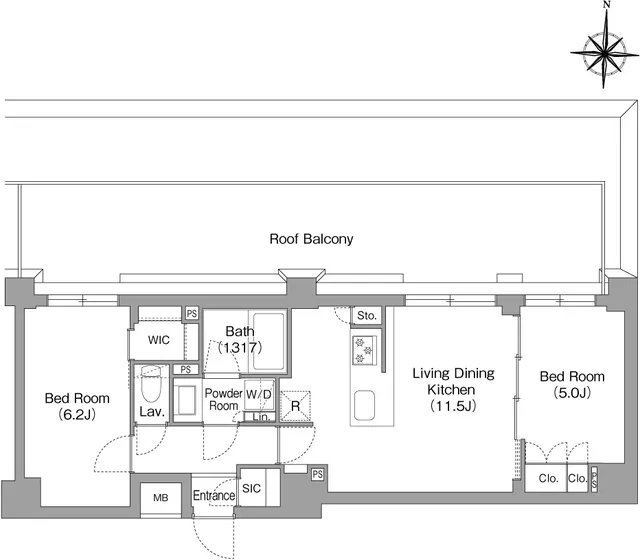 BPR Residence Oshima - Floor Plan - ["Diagram", "Technical drawing", "Floor plan"]