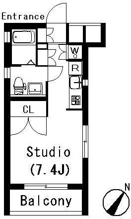 Latiera Yutenji - Floor Plan - []