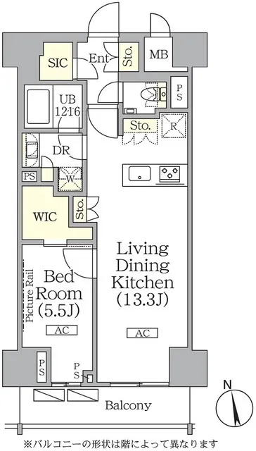 The Park Habio Kagurazaka Residence South - Floor Plan - []
