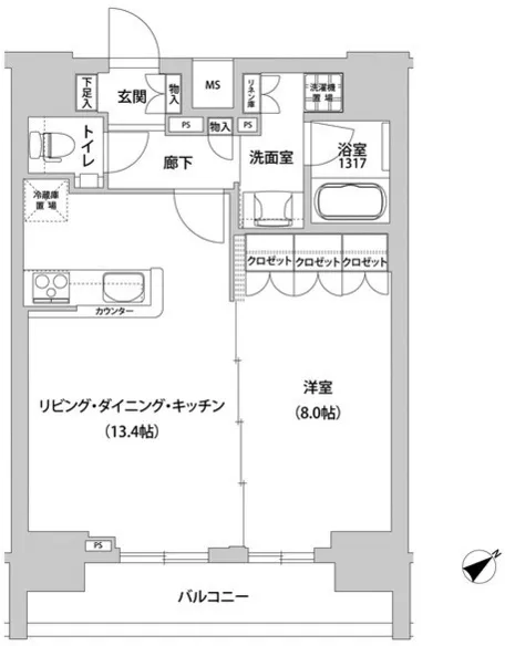 Metro Stage Ueno - Floor Plan - ["Floor plan", "Plan", "Diagram"]