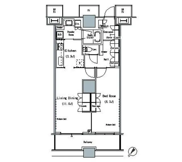 The Tokyo Towers Midtower - Floor Plan - ["Floor plan", "Diagram", "Plan"]