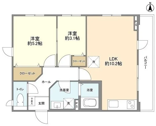 Peabody Homes Nakanosakaue - Floor Plan - ["White", "Plan", "Diagram"]