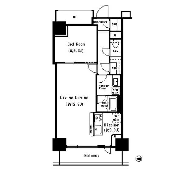Canal Square Toyosu - Floor Plan - ["Schematic", "Rectangle", "Font"]