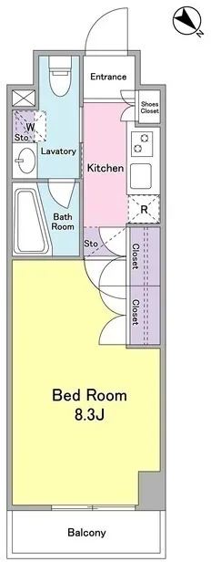Kelia Nishimagome Asyl Coat - Floor Plan - ["Tile Flooring"]