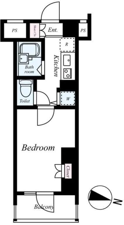 Sky Court Bunkyo Hakusan No. 3 - Floor Plan - []