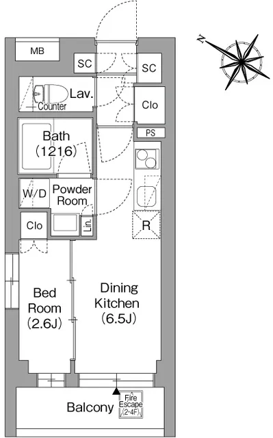 ORSUS Togoshi Ginza - Floor Plan - []