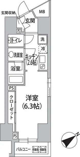 Laurier Ginza - Floor Plan - ["Rectangle", "Parallel", "Schematic"]