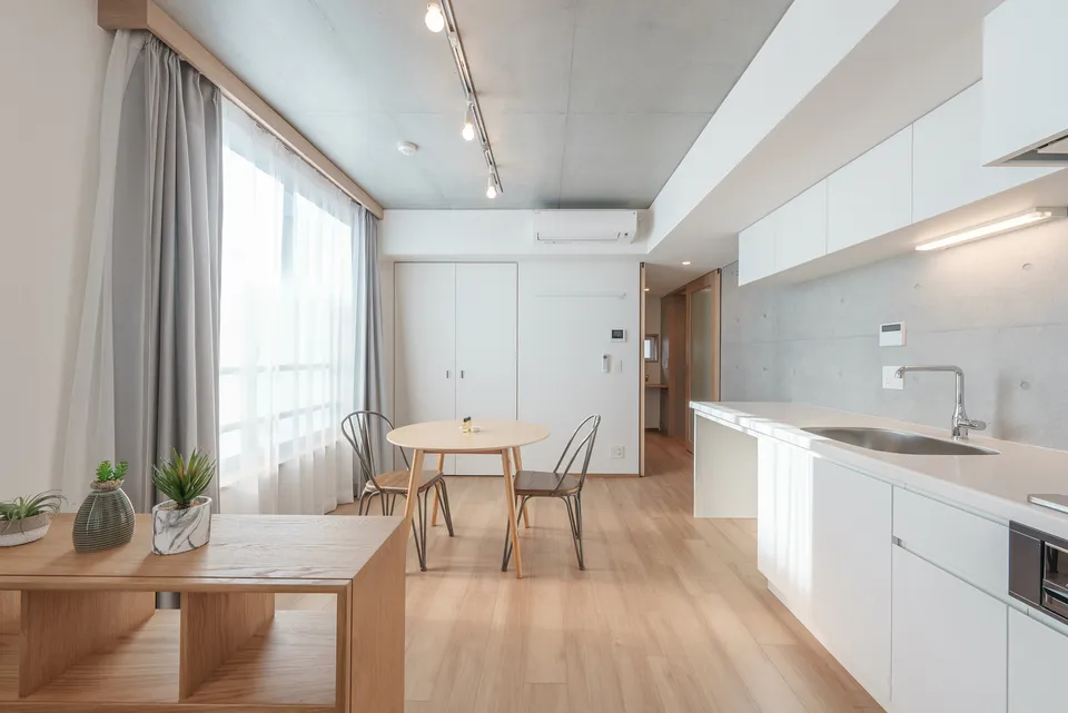 Hmlet Gakugei Daigaku - Interior - ["Flooring", "Kitchen", "Interior design"]