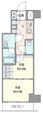 Genovia Kita-Ikebukuro Sky Garden - Floor Plan - []