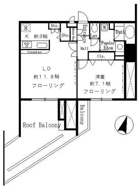 Saint Clair Arakawa Blanc Garden - Floor Plan - ["White", "Plan", "Diagram"]