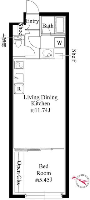 Grand Paseo Yoyogi Uehara - Floor Plan - []