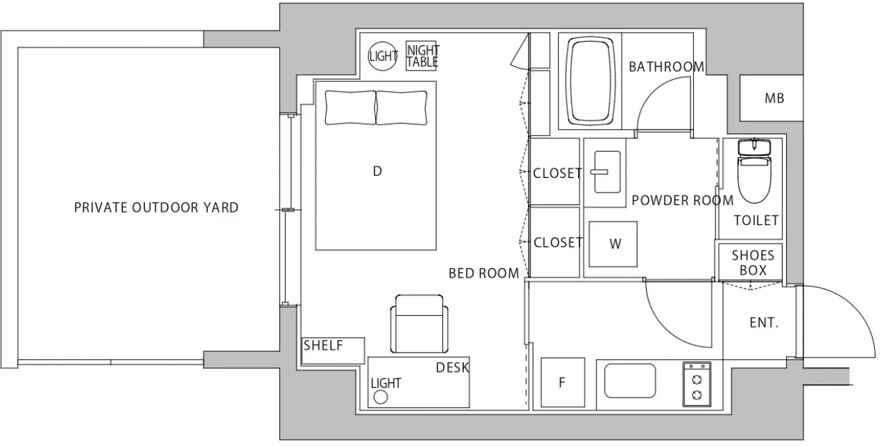 Hmlet Shiba Park - Floor Plan - []