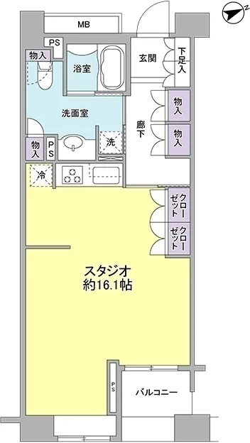 Park Flats Ginza East - Floor Plan - ["Rectangle", "Font", "Parallel"]