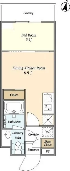SUNIVAS Iidabashi - Floor Plan - ["Rectangle", "Parallel", "Font"]