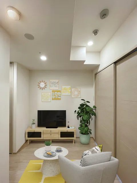 In Front Of Primal Nishi-Ojima Station - Interior - ["Table", "Furniture", "Plant"]