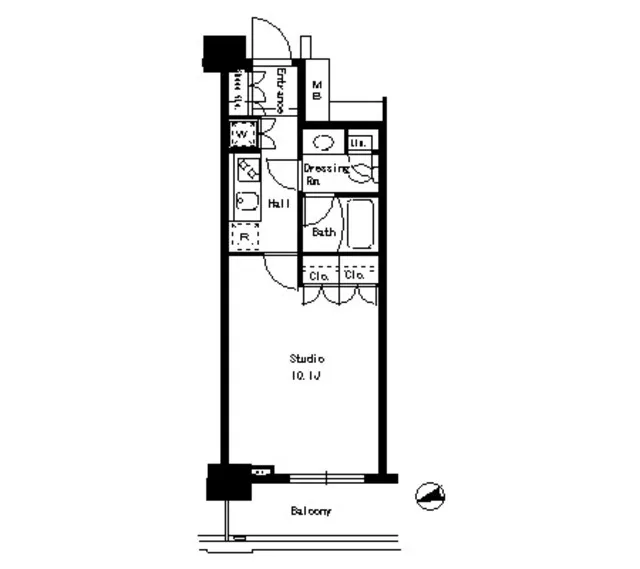 Park Axis Bunkyo Stage - Floor Plan - ["Rectangle", "Parallel", "Font"]