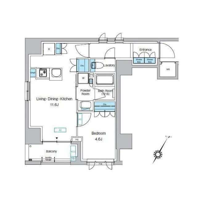 Predia Court Morishita Terrace - Floor Plan - ["Schematic", "Rectangle", "Font"]