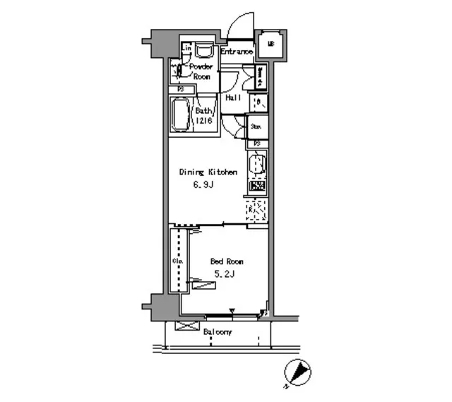 Park Axis Itabashi - Floor Plan - ["Schematic", "Rectangle", "Slope"]