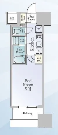Le Fon Blanche Shinagawa Minamioi - Floor Plan - []