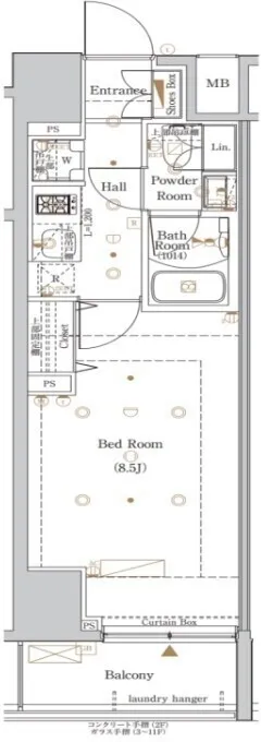 The LOG Nihonbashi - Floor Plan - []