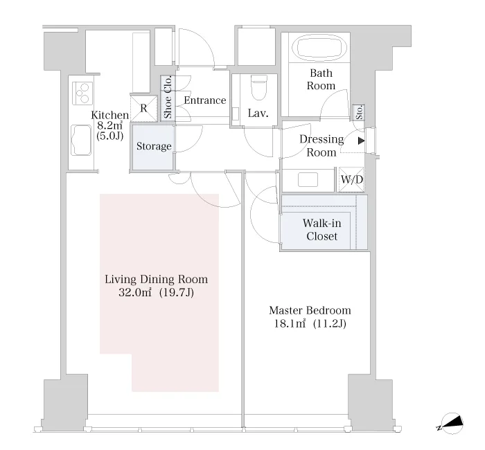 Central Park Tower La Tour Shinjuku - Floor Plan - ["Floor plan", "Plan", "Text"]