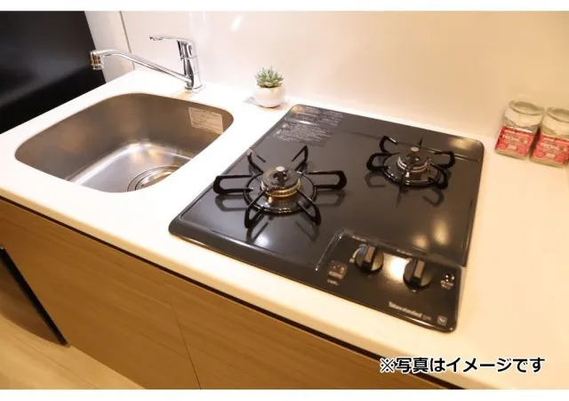 PREMIUM CUBE Shinagawa Osaki - Interior - ["Major appliance", "Kitchen stove", "Stove"]