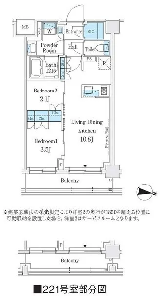 J.GRAN Court Shinagawa Nishioi WEST - Floor Plan - ["Diagram", "Plan", "Technical drawing"]
