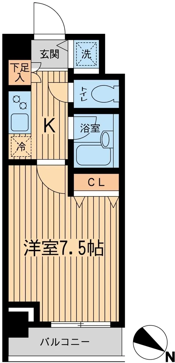 JC Nishi Magome - Floor Plan - ["Rectangle", "Font", "Parallel"]